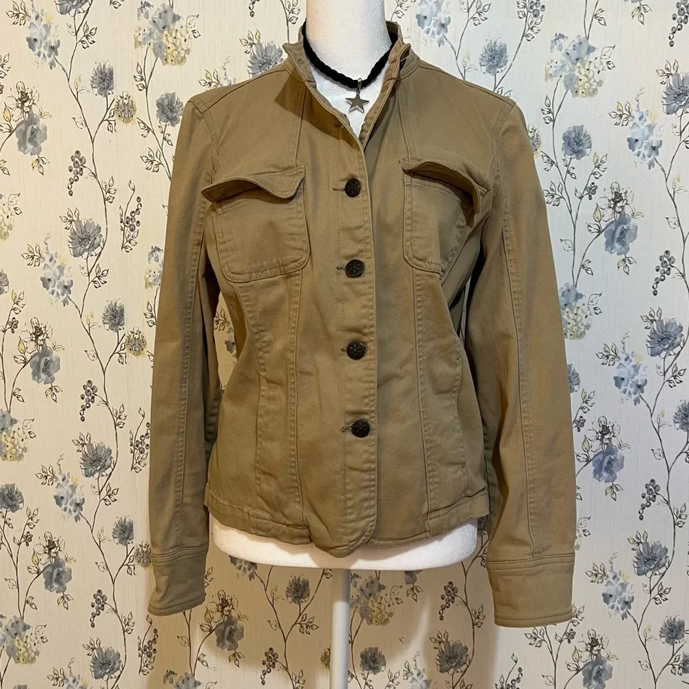 Women's Tan Jacket - Picture 2 of 3